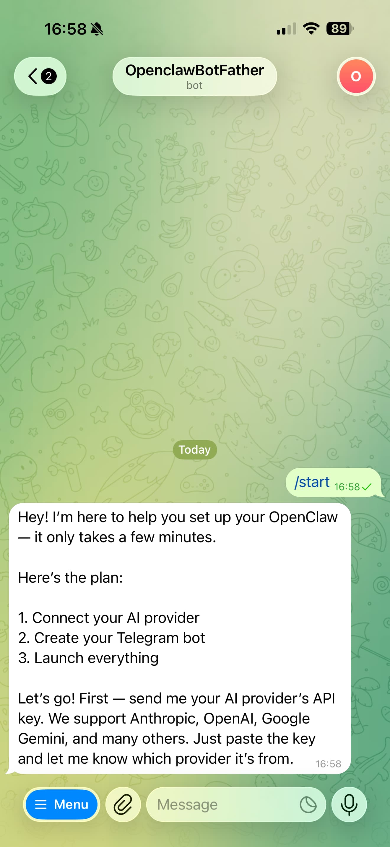 Connect Telegram